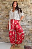 Carnaby Balloon Cuff Pant Sangria & Tan